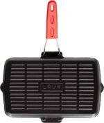 شواية 21*36 سم سطح مضلع بيد متحركة سيليكون LAVA - الصورة 4