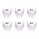 Chelsey طقم 6 كوب وسط Bohemia Crystal