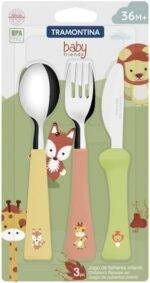 ⁦FRIENDSطقم أطفال 3 ق شوكة + ملعقة+سكينة TRAMONTINA⁩ - الصورة ⁦4⁩