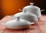 ⁦Porflame حلة بورسلين 24 سم، 4 لتر⁩ - الصورة ⁦3⁩