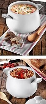 ⁦Porflame حلة بورسلين 24 سم، 4 لتر⁩ - الصورة ⁦2⁩