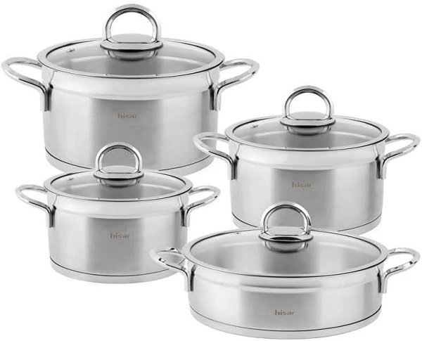 512zavfK0gL._AC_SL1000_ طقم حلل ستانلس 8 قطع (18،20،22،24) - الصورة 1