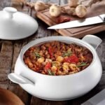 ⁦Porflame حلة قصيرة بورسلين 23 سم، 1.7 لتر⁩ - الصورة ⁦8⁩