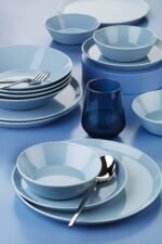 Forza Light Blue طقم عشاء 24 قطعة