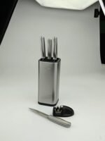 طقم سكاكين 6 قطع(4سكينة+مسن+ستاند) neoflam - الصورة 3