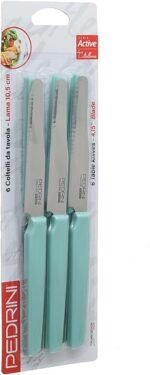 ⁦Mint طقم 6 سكينة مقاس 4 Pedrini⁩ - الصورة ⁦2⁩