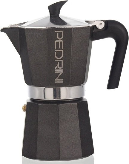 71FCgaot0eL._AC_SL1500_ صانعة قهوة اسود 3 كوب Pedrini - الصورة 1