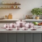 طقم دايموند 16قطعة كشميرغطاء دايموند ARSHIA 3302 - الصورة 2