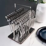 ⁦طقم معالق48 قطعه  استاند جديدARSHIA3488⁩ - الصورة ⁦3⁩