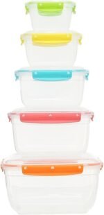 ⁦اكسا وير طقم علب غلق محكم سيلو اند برو 5 قطع⁩ - الصورة ⁦2⁩