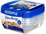 TakeAlongsطقم4 حافظة 669 مل sistema