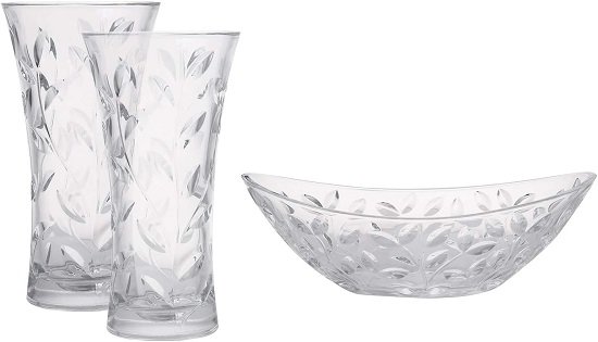 61p3SxGycSL._AC_SL1500_ Laurusطقم هدية فازة 30 سم + جاردينيار RCR - الصورة 1