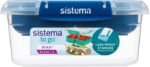 Stax To Go حافظة طعام مستطيل 1 لتر SISTEMA - الصورة 2