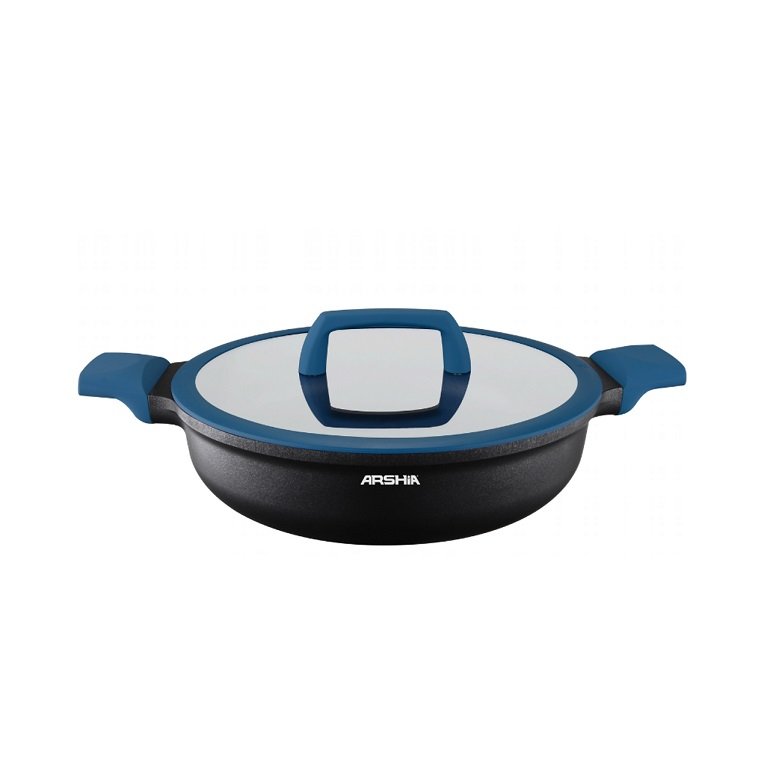 Atif_46__13967 حلة تيفال 20سم يد سيلكون تركواز arshia3100 - الصورة 1