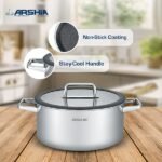 ⁦طقم استيل قلب تيفال 9قطع 3543arshia⁩ - الصورة ⁦3⁩