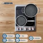 ⁦طقم استيل قلب تيفال 9قطع 3543arshia⁩ - الصورة ⁦4⁩