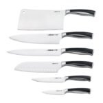 طقم سكينة 7قطع استاند خشب arshia3549 - الصورة 2