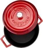 ⁦حلة زهر 24 سم أحمر lava⁩ - الصورة ⁦3⁩