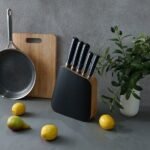 ⁦طقم سكينة 6قطع  استاند خشب مطبوع 3550ARSHIA⁩ - الصورة ⁦6⁩