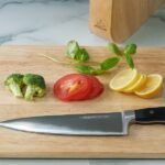 ⁦طقم سكينة 6قطع  استاند خشب مطبوع 3550ARSHIA⁩ - الصورة ⁦9⁩