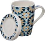 ⁦Arabic Star مج رومانى + طبق مستطيل +غطاء⁩ - الصورة ⁦2⁩