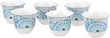 Nogoum طقم ( فنجان عربى بيشة ) 6 قطع