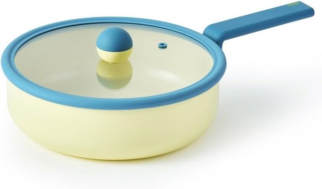 41dIwdsE8IL._AC_SL1000_ Danish Cookware ووك24سم+غطاء زجاج - الصورة 1