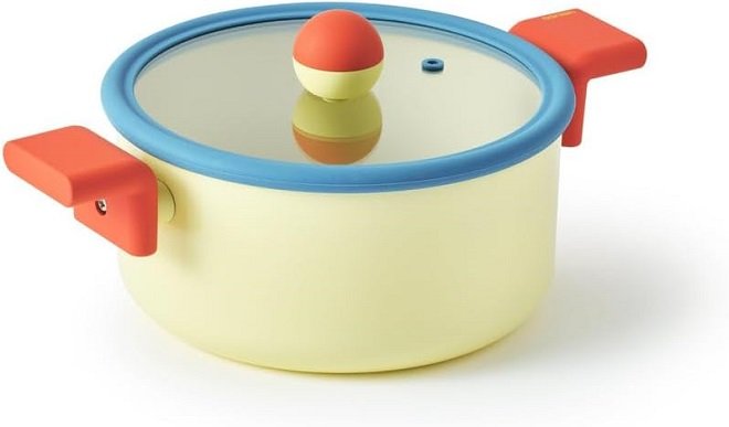 41s5VfAMqcL._AC_SL1000_ Danish Cookware حلة18سم+غطاء زجاج - الصورة 1